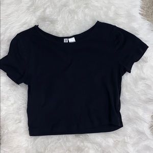 Black Crop Top